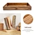 Wood Tray Riser